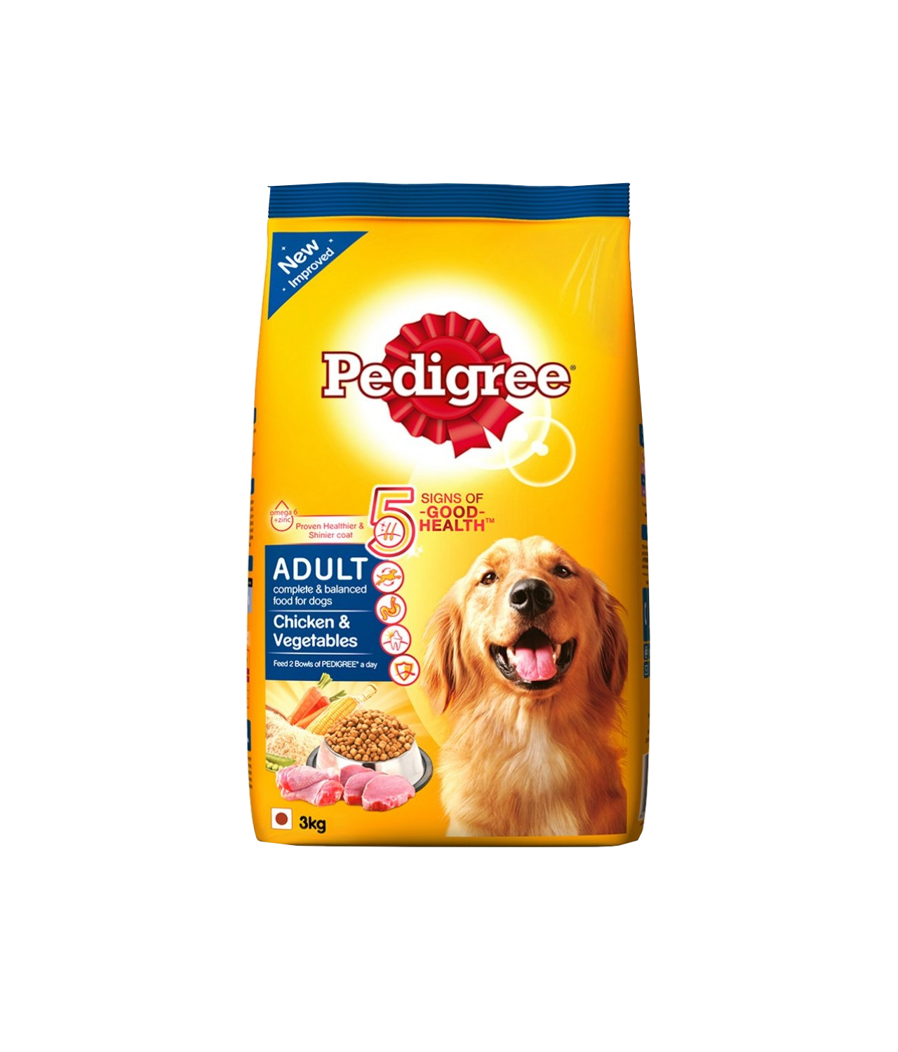 Pedigree Adult Dog Food Chicken Vegetables 3 Kg Poshaprani pedigree-adult-dog-food-chicken-vegetables-3-kg-poshaprani