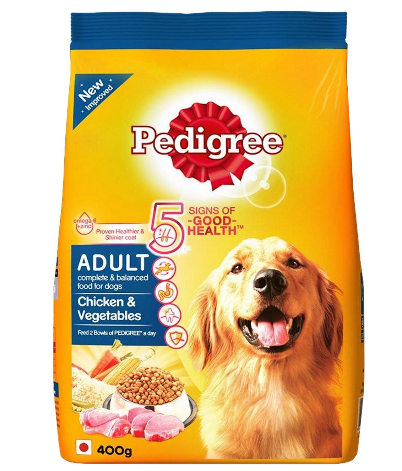 Pedigree Adult Dog Food Chicken Vegetable 400gm Poshaprani pedigree-adult-dog-food-chicken-vegetable-400gm-poshaprani