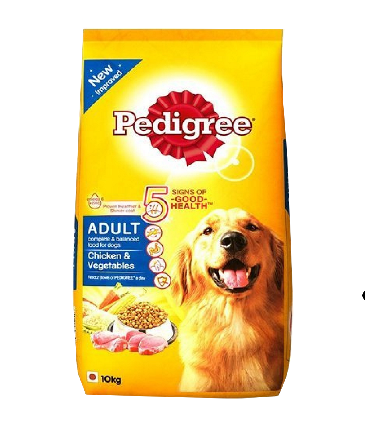 Pedigree Adult Dog Food Chicken & Vegetables (10 Kg) | Poshaprani.com