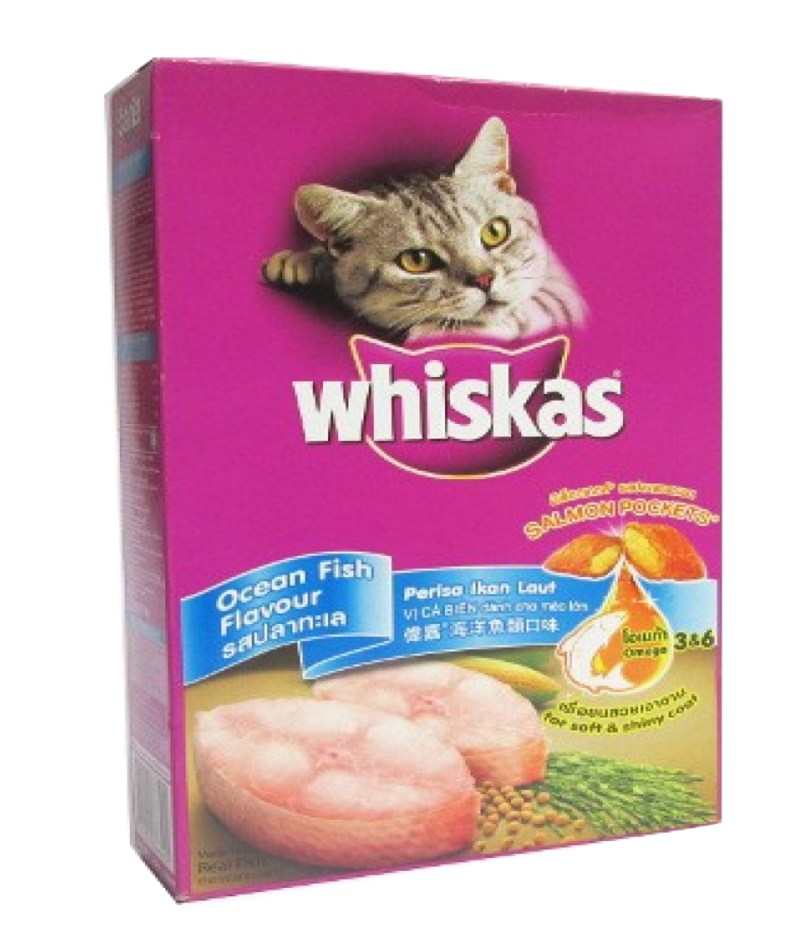Whiskas Salmon Pockets Ocean Fish Flavour Cat Food (480gm)