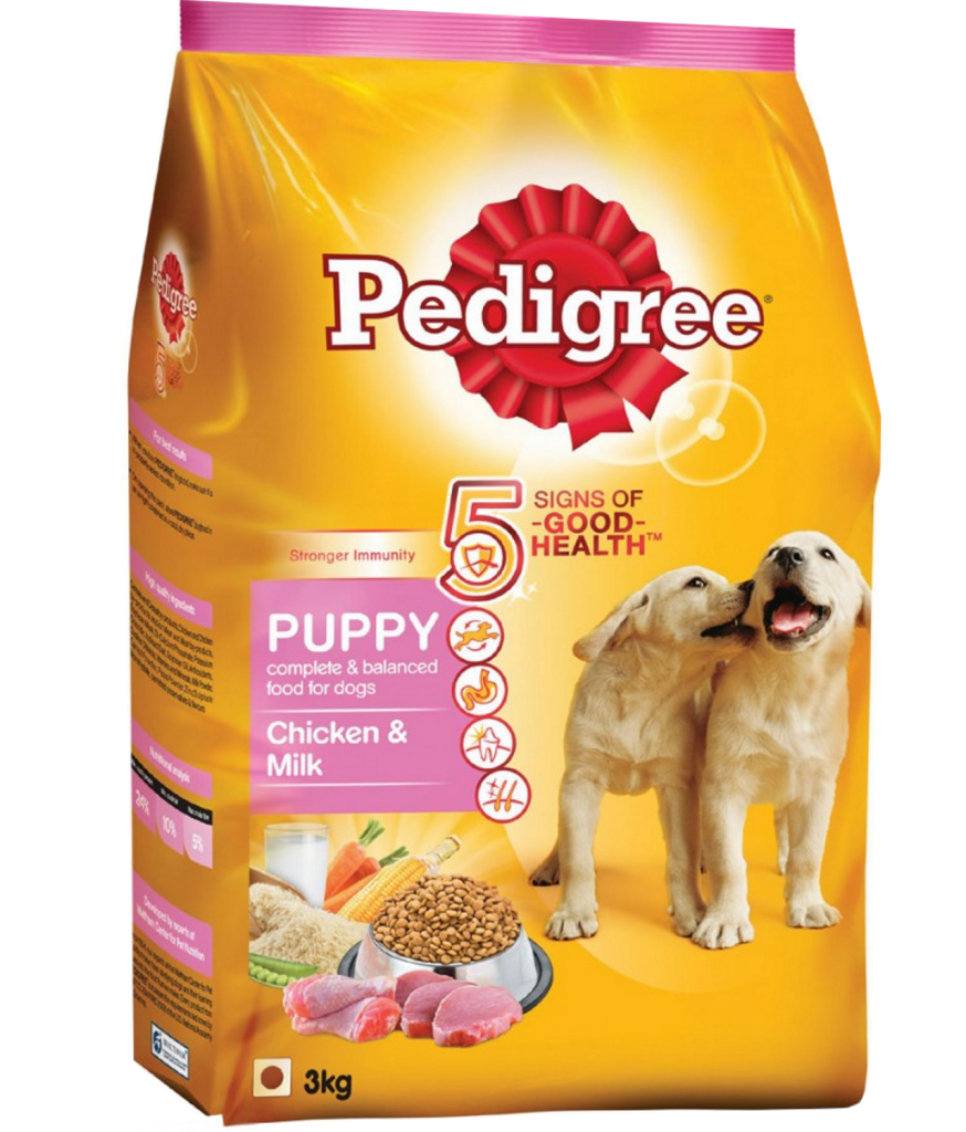 Pedigree Puppy Dog Food Chicken & Milk, (3 kg)