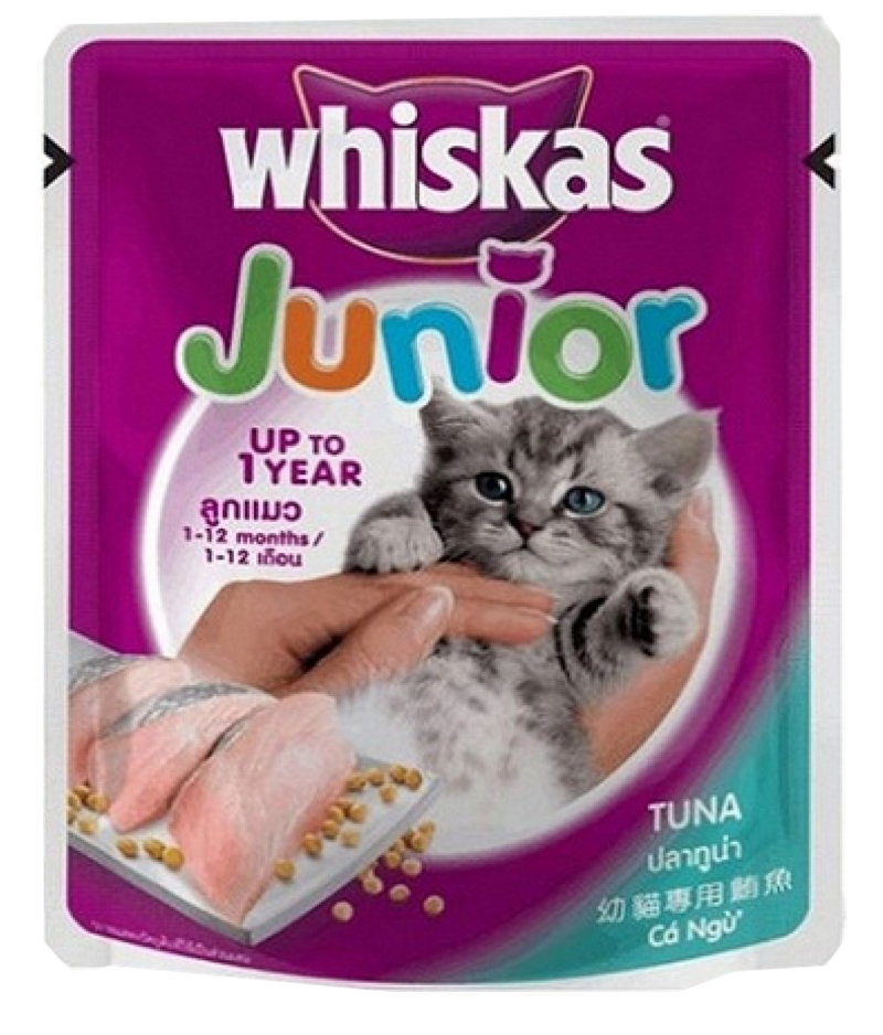 Whiskas Junior Cat Food Ocean Fish and Milk (Kitten) 450gm