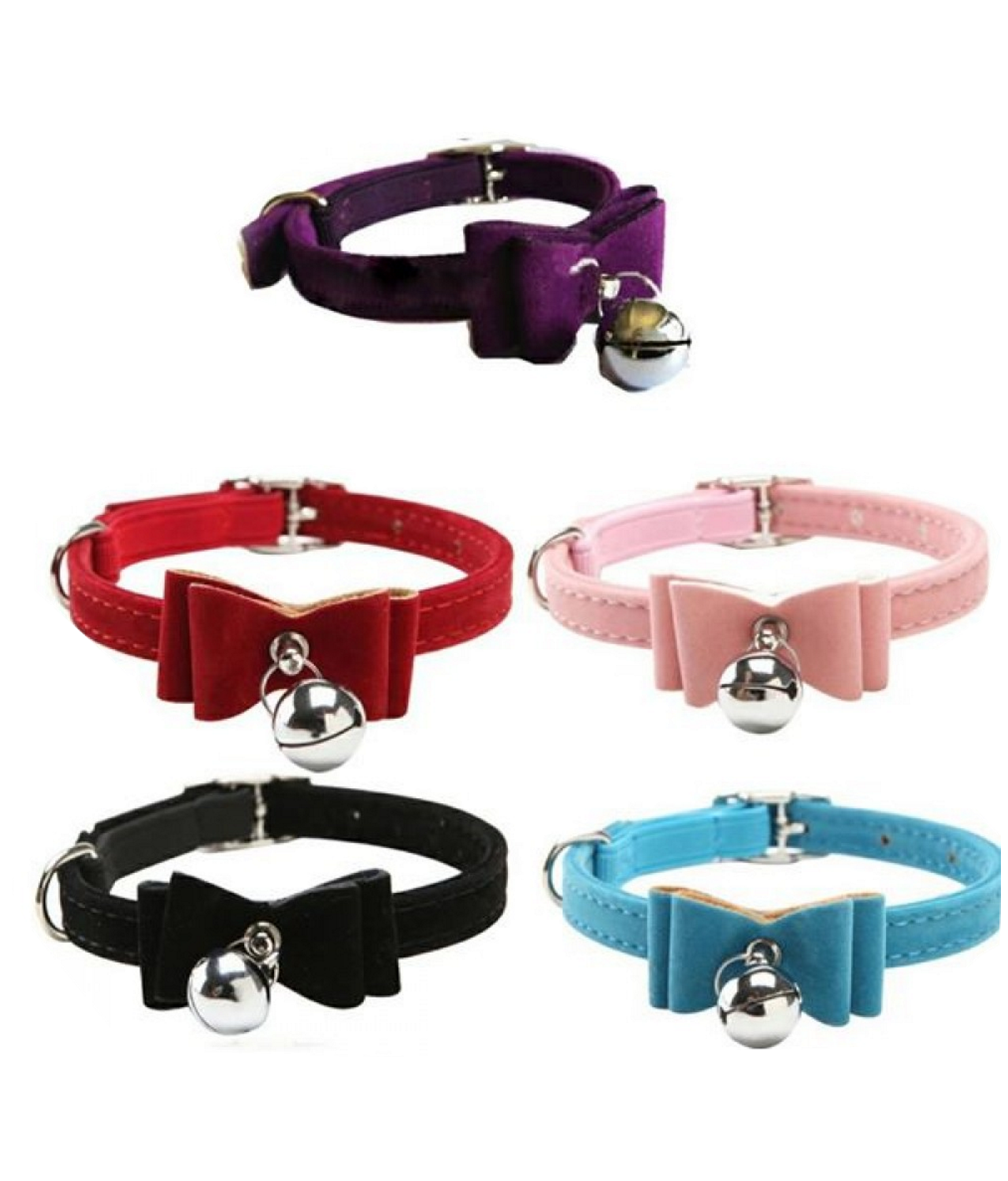 Cat Collar Bow Belt With Bell | Poshaprani.com