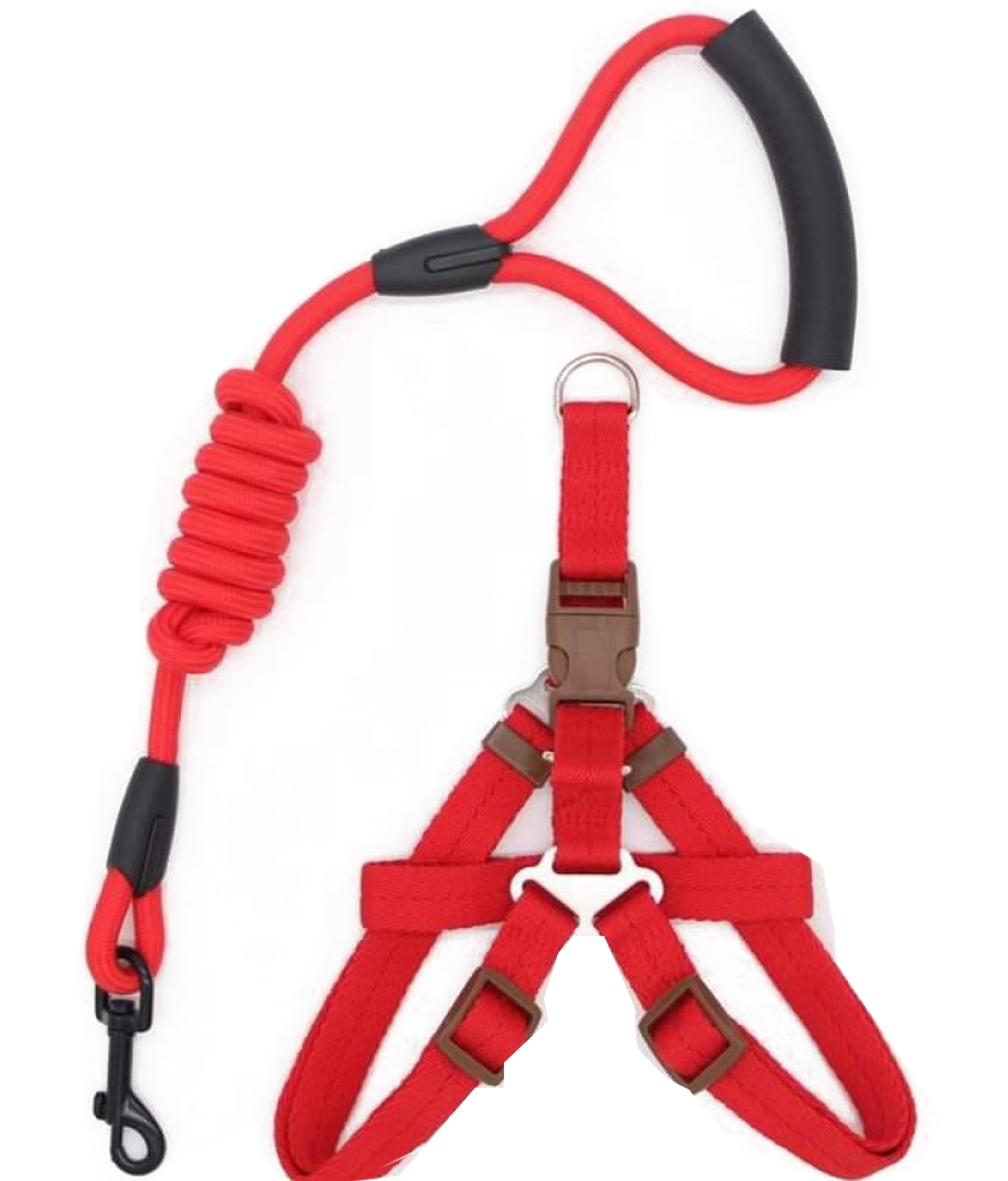 Dog Harness Collar Leash Medium Size