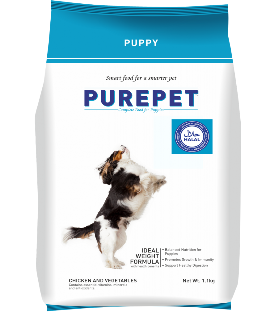 Drools Purepet Puppy Dog Food Chicken and Vegetable 1.1kg