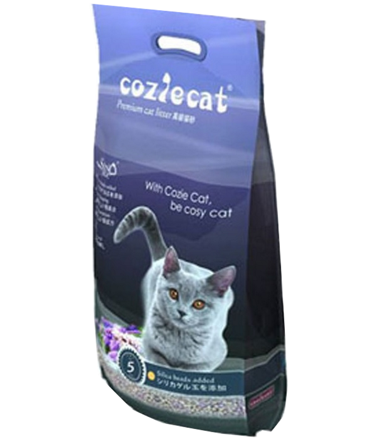 Cozies Cat Clumping Cat Litter Lavender 5ltr