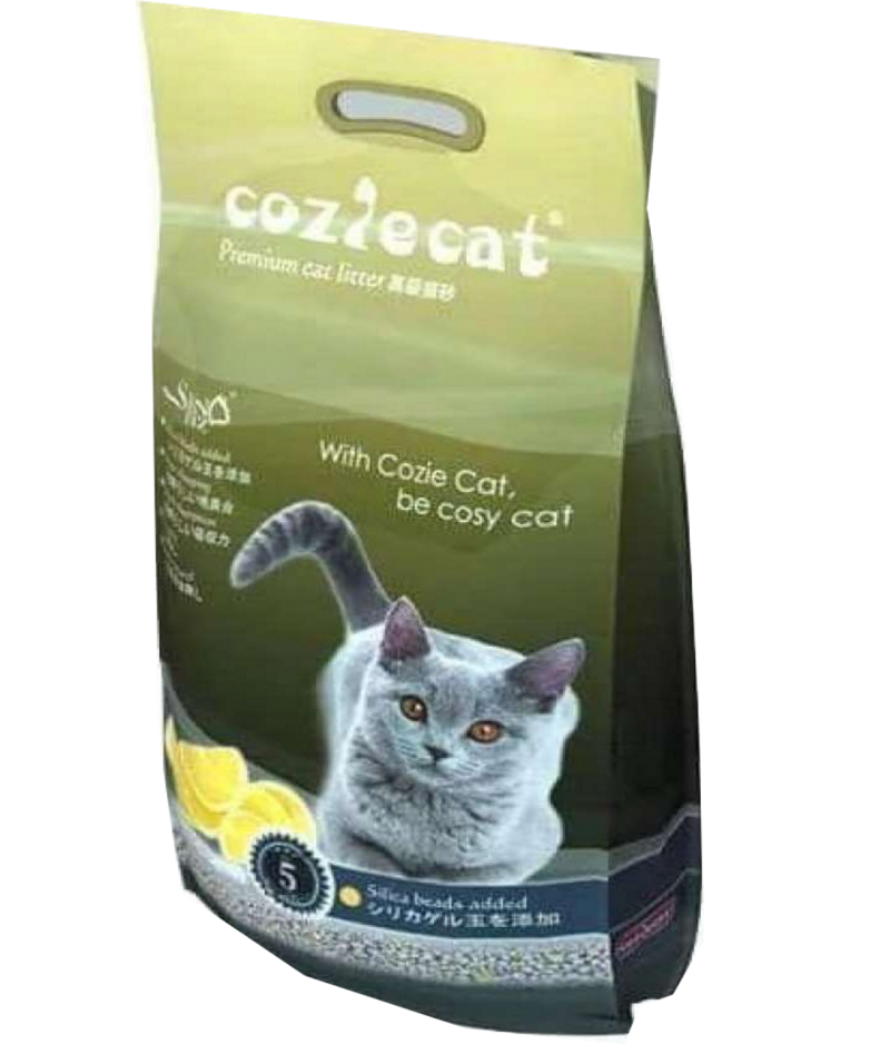 Cozie Cat Clumping Cat Litter Lemon 5 Ltr