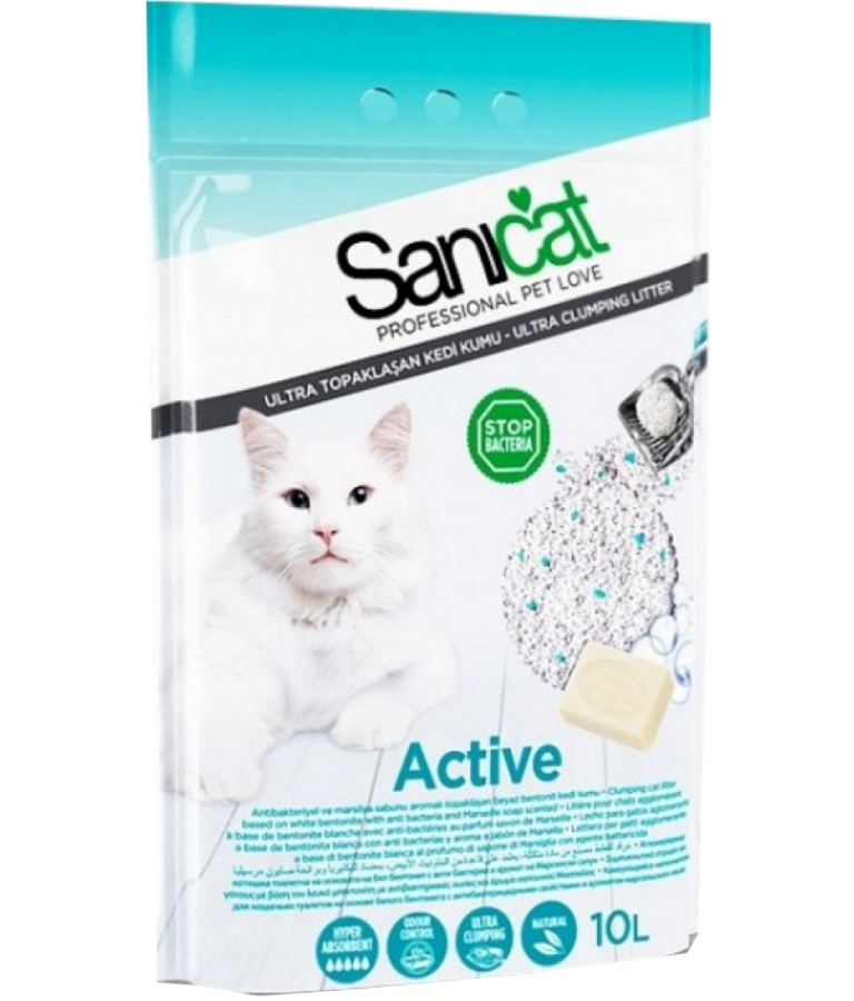 Sanicat Active Ultra Clumping Cat Litter 10ltr