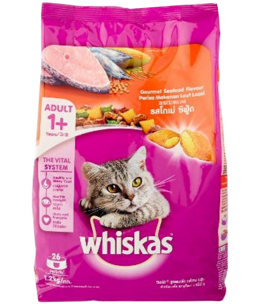 Whiskas Adult Cat Food Grilled Saba (1.2kg)