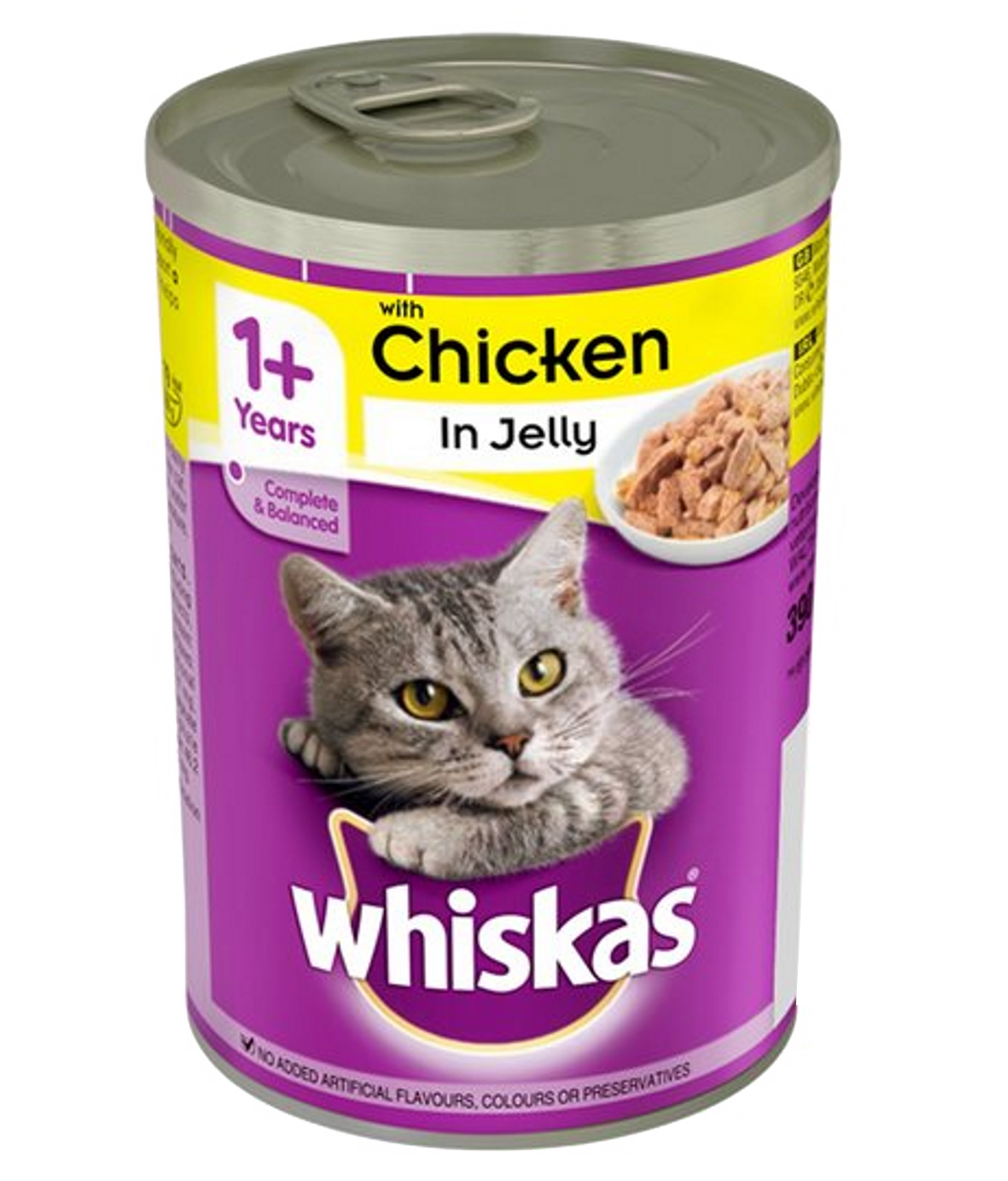 Whiskas Canned In Jelly With Chicken 390gm Poshaprani whiskas-dry-cat-food-nutritional-information
