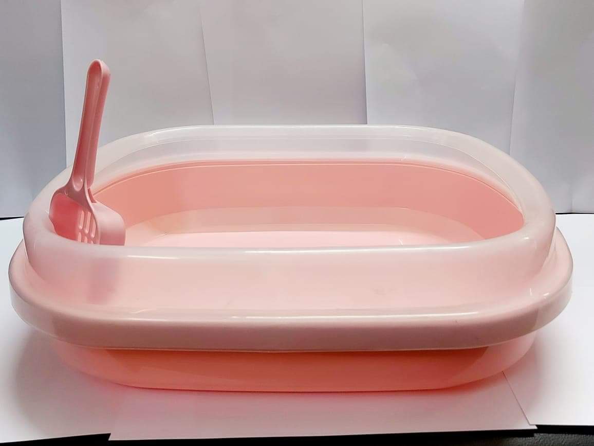 Smarty Cat Litter Box With Scoop (Pink)