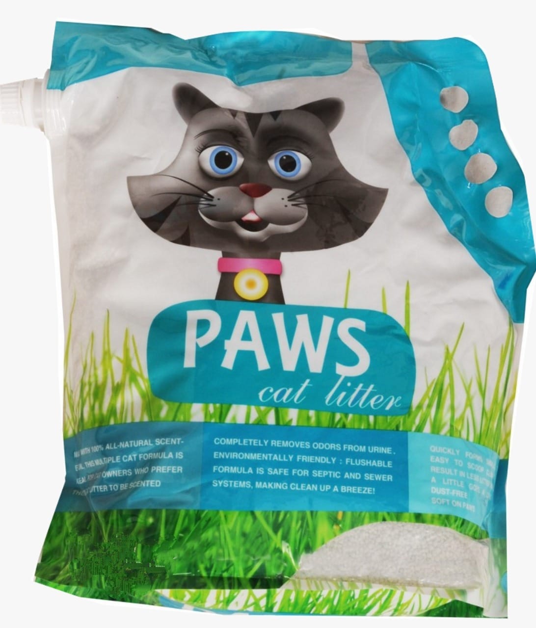 Paws Clumping Cat Litter Apple 5ltr Poshaprani