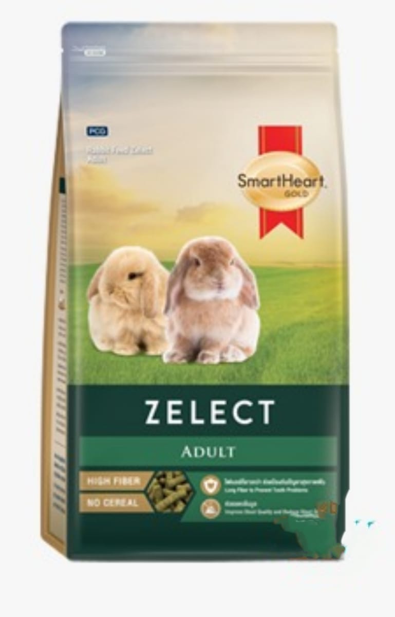 Smartheart Gold Adult Rabbit Food Rabbit Feed Zelect 1.5kg | Poshaprani.com